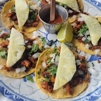 Tacos El pastor at Mexhico Restaurant in Barrie