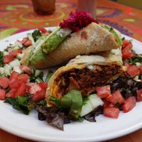 Burrito at Vegan21 in San Miguel De Allende