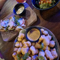 Appitizers at Chela de Playa in Playa Del Carmen