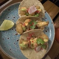 Cauliflower tacos   at Chela de Playa in Playa Del Carmen