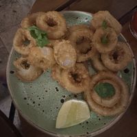 Onion Rings   at Chela de Playa in Playa Del Carmen