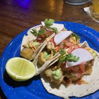 Cauliflower taco  at Chela de Playa in Playa Del Carmen
