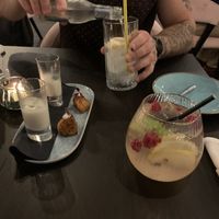 Amuse Bouche and Alcohol Free mocktails at MUSE Brasserie in Cheltenham