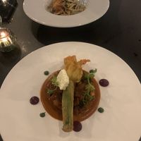 Courgette Flower and Ravioli  at MUSE Brasserie in Cheltenham