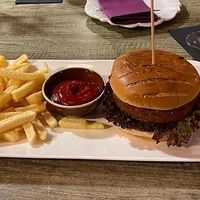 Vegan burger at Havanna in Norddeich