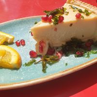 Vegan Cheesecake at Bei Frau Nanna in Frankfurt
