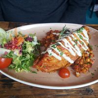 Geschmorter Spitzkohl auf Kichererbsen at Bei Frau Nanna in Frankfurt