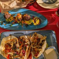 tacos and falafel (both very dry) at Bei Frau Nanna in Frankfurt