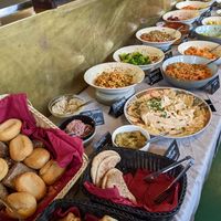 weekend buffet (recommendable) at Bei Frau Nanna in Frankfurt