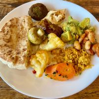Brunch Buffet Plate 🌱 #Veganuary at Bei Frau Nanna in Frankfurt