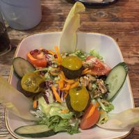 salad with falafel  at Bei Frau Nanna in Frankfurt