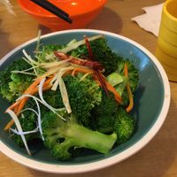 Sautéed broccoli with scallions  at Belly Worship in Auckland