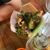 ‘Chicken’ bao   at Belly Worship in Auckland