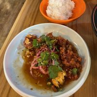 Lychee ‘pork’   at Belly Worship in Auckland