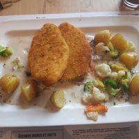 Vegan dish  at Peak Beer in Sourbrodt