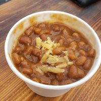 Beans & dogs at Vida's Plant Based Butcher in Columbus