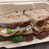 Turkey pesto at Vida's Plant Based Butcher in Columbus