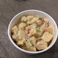 Potato salad at Vida's Plant Based Butcher in Columbus