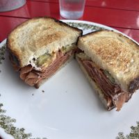Hot ham sandwich   at Vida's Plant Based Butcher in Columbus