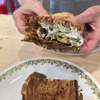 Philly with protein slices and house made mayo and horseradish at Vida's Plant Based Butcher in Columbus