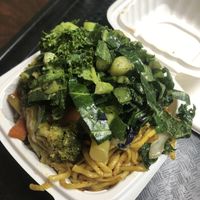 Small bowl comes with three dishes   at Four Seasons Cafe & Juice Bar in Brooklyn