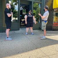 Conversations  at Anonymous for the Voiceless in Dayton