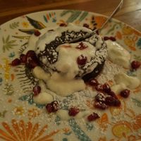 Nachtisch, schoko küchlein at Enchilada in Darmstadt