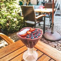 Vegan fruitbom at GeoTea in Lille