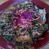 Katsu vegan chicken and rice 😋 (Feb 2022) at YUZU Street Food in York