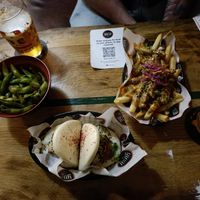 Edamame, bao and katsu fries at YUZU Street Food in York