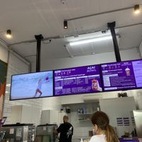 Inside / menu   at Oakberry in Manly