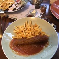 Currywurst  at Vegönn Dir in Furth
