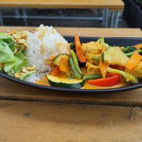 Curry mit Tofu at Corsini in Berlin