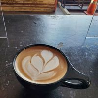 Mocha latte! My favorite alt milk is oat. at Spokesman in Austin