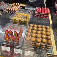 Vegan pralines at Chocolaterie Vandenbouhede in Ghent