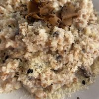 Spelt vegan risotto at Alma Verde in Rota