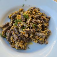 Delicious pasta. Not on menu. at Alma Verde in Rota