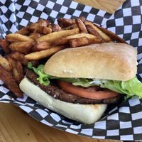 Vegan Burger  at Wildside Grill in Tofino