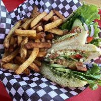 Veggie Ciabatta (no cheese/mayo)  at Wildside Grill in Tofino