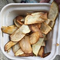 The potatoes were crispy - just right. at VegainzLA - La Brea in Inglewood