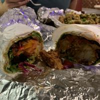 Buffalo cauliflower wrap  at VegainzLA - La Brea in Inglewood