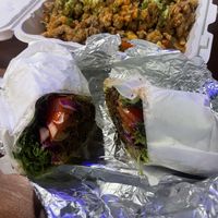 Steak wrap  at VegainzLA - La Brea in Inglewood