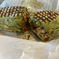Buffalo Cauliflower Wrap  at VegainzLA - La Brea in Inglewood