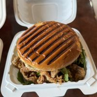 Shicken sandwich   at VegainzLA - La Brea in Inglewood