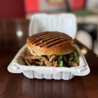 Shicken sandwich   at VegainzLA - La Brea in Inglewood