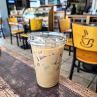 Iced Vanilla Oatmilk Latte at The Point Coffee Shop & Bakery in Rehoboth Beach