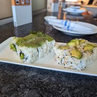 Mean green & avocado roll at Screaming Tuna in Mequon