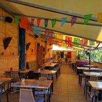 Outdoor seating at El Mosquito in Bremgarten