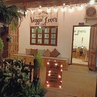 Front of the home at Veggie Lover Cafe in Vientiane