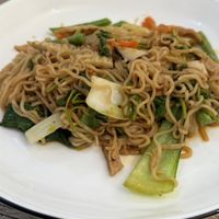 Drunken instant noodles  #Veganuary at Veggie Lover Cafe in Vientiane